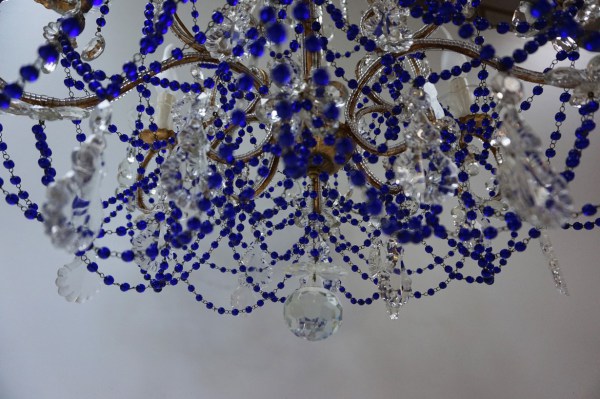 Vintage-kobalt-blauwe-Murano-glas-kristallen-kroonluchter-kralen-chandelier-beaded